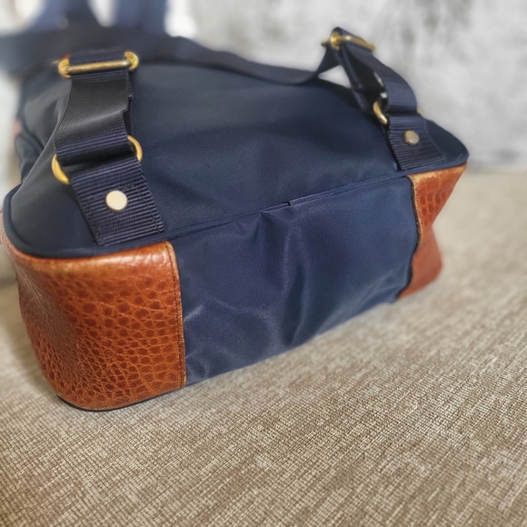Authentic Valentino Garavani Genuine Leather Nylon Backpack Sport Rare!!
